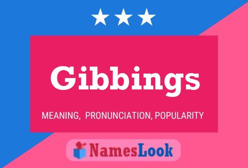 ملصق اسم Gibbings