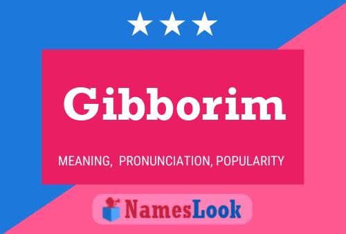 ملصق اسم Gibborim