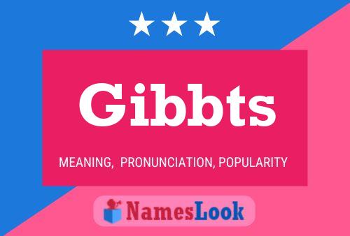 ملصق اسم Gibbts