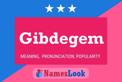 ملصق اسم Gibdegem