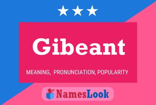 ملصق اسم Gibeant