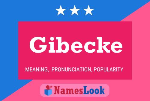 ملصق اسم Gibecke