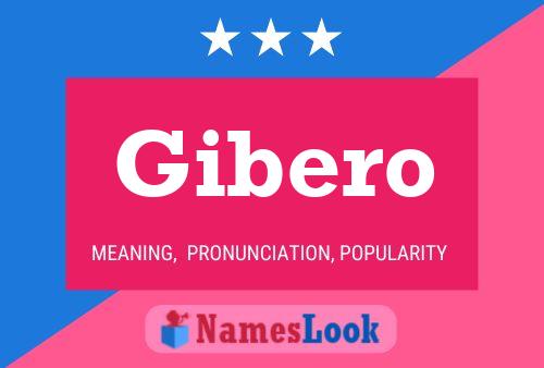 ملصق اسم Gibero