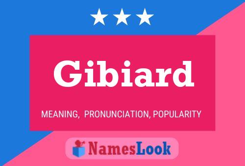 ملصق اسم Gibiard