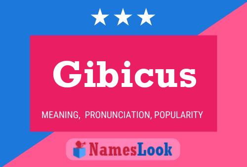 ملصق اسم Gibicus