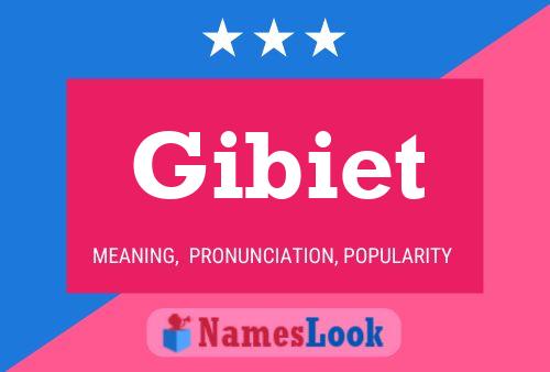 ملصق اسم Gibiet