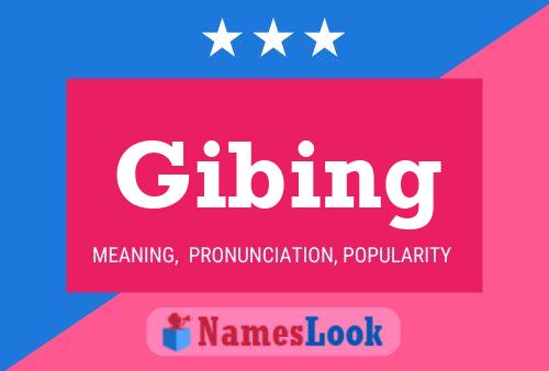 ملصق اسم Gibing