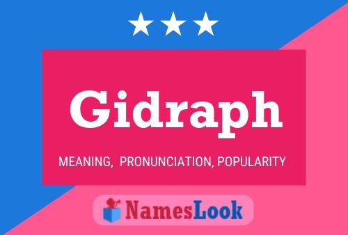 ملصق اسم Gidraph