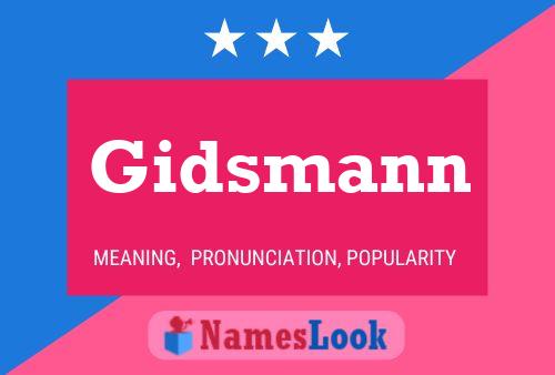 ملصق اسم Gidsmann