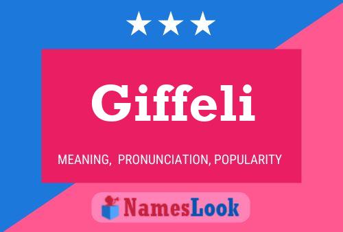 ملصق اسم Giffeli