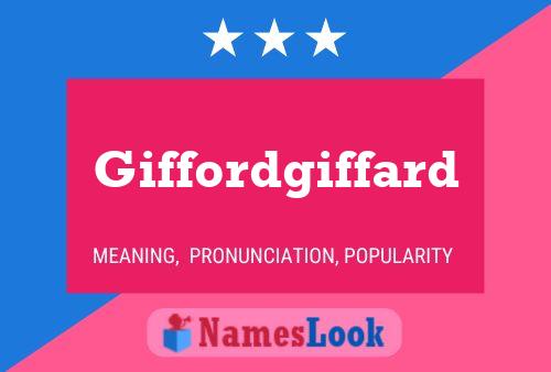 ملصق اسم Giffordgiffard