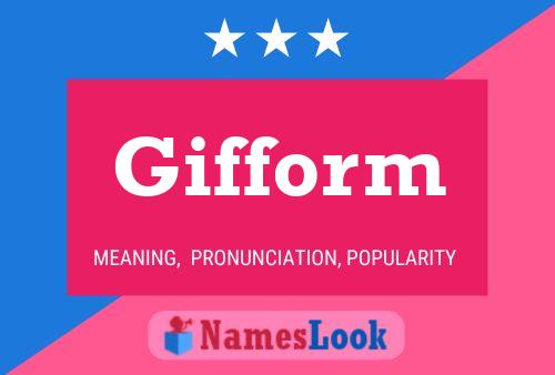 ملصق اسم Gifform