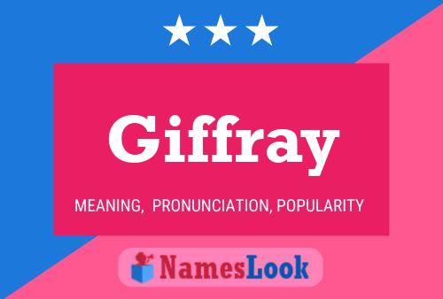 ملصق اسم Giffray