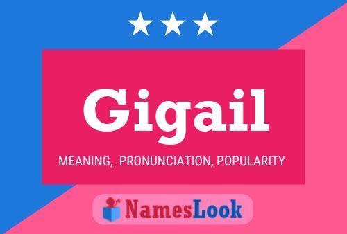 ملصق اسم Gigail