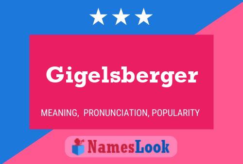 ملصق اسم Gigelsberger