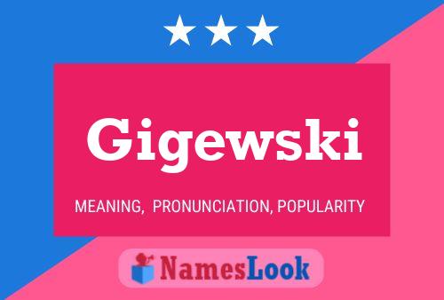 ملصق اسم Gigewski