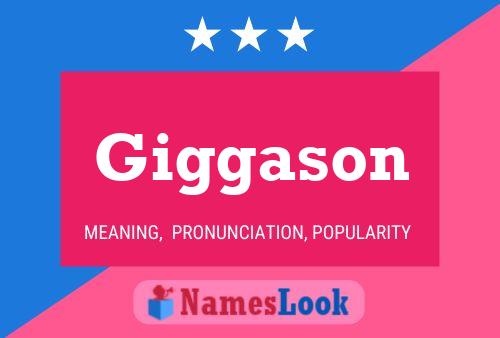 ملصق اسم Giggason