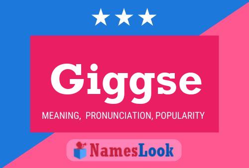 ملصق اسم Giggse