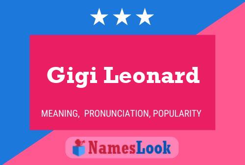 ملصق اسم Gigi Leonard