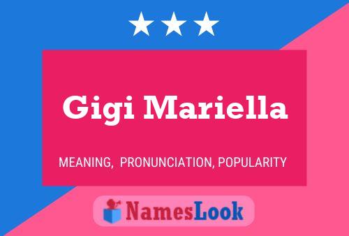 ملصق اسم Gigi Mariella