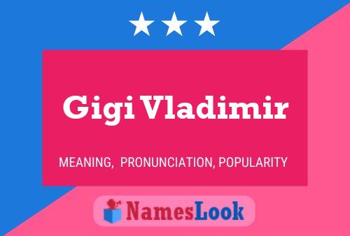 ملصق اسم Gigi Vladimir