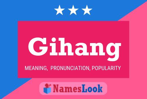 ملصق اسم Gihang