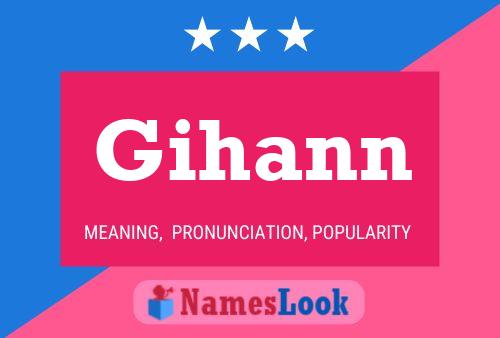 ملصق اسم Gihann