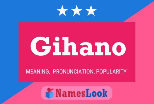 ملصق اسم Gihano