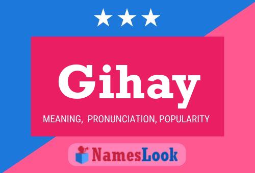 ملصق اسم Gihay