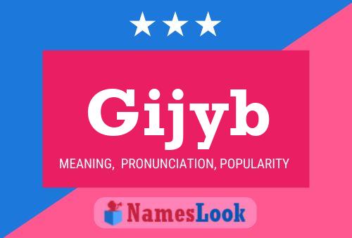 ملصق اسم Gijyb