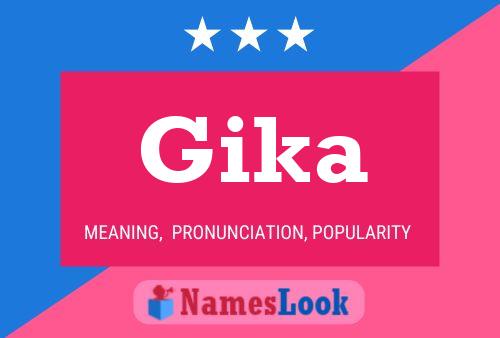 ملصق اسم Gika