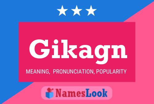 ملصق اسم Gikagn