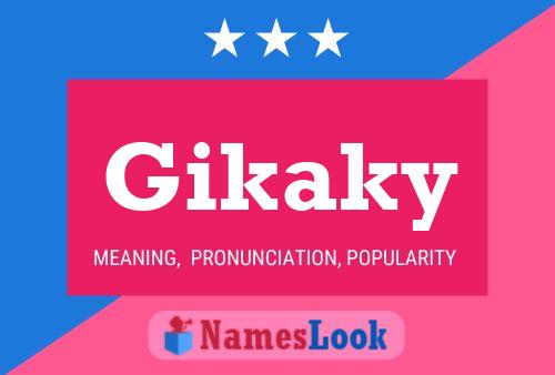 ملصق اسم Gikaky