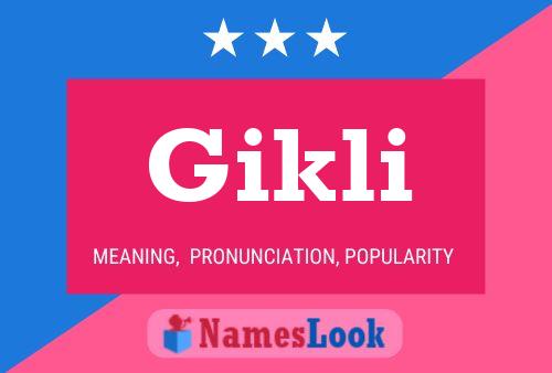 ملصق اسم Gikli