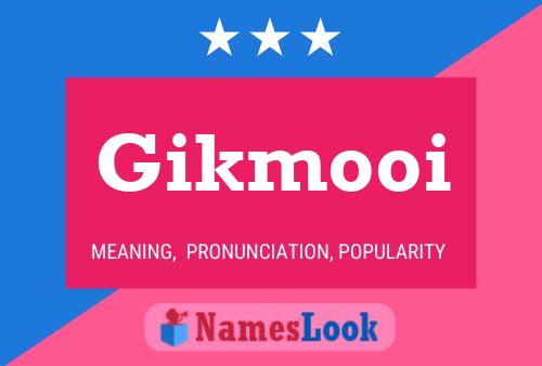 ملصق اسم Gikmooi