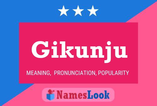 ملصق اسم Gikunju