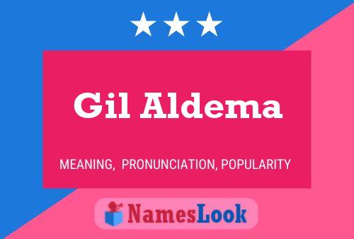 ملصق اسم Gil Aldema