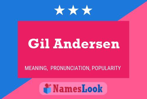 ملصق اسم Gil Andersen