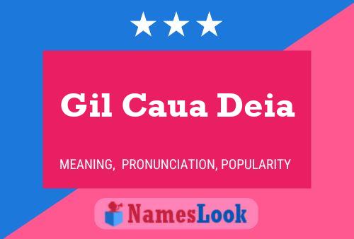 ملصق اسم Gil Caua Deia