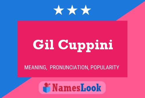 ملصق اسم Gil Cuppini