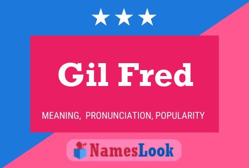 ملصق اسم Gil Fred