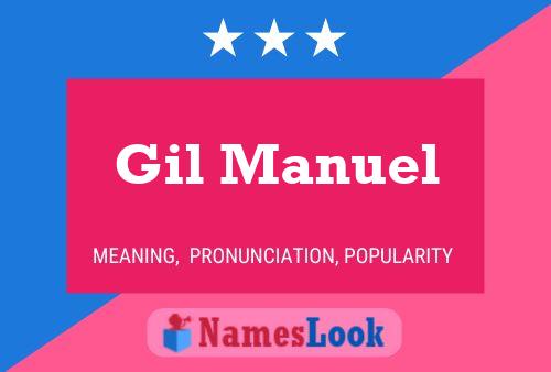 ملصق اسم Gil Manuel