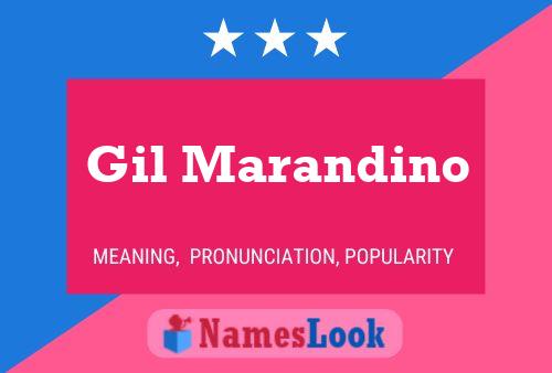 ملصق اسم Gil Marandino