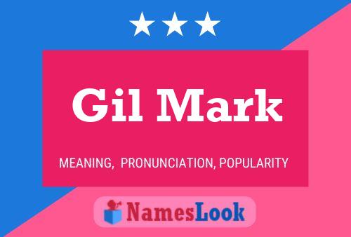 ملصق اسم Gil Mark