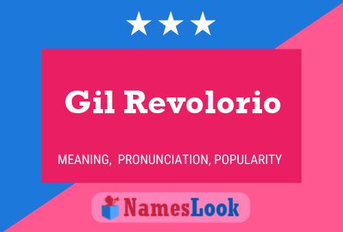 ملصق اسم Gil Revolorio