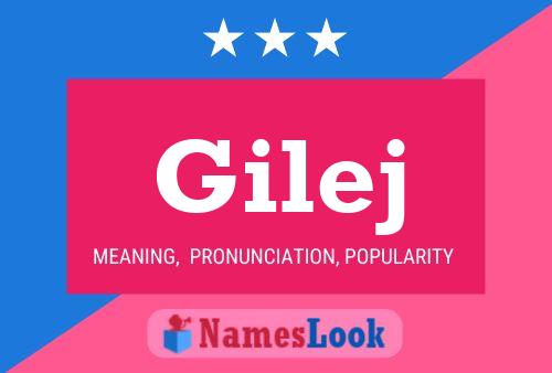 ملصق اسم Gilej