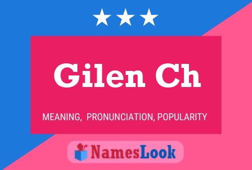 ملصق اسم Gilen Ch