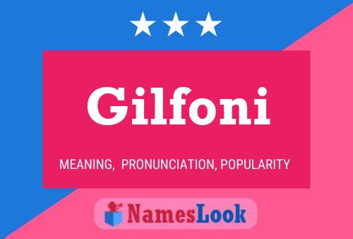 ملصق اسم Gilfoni