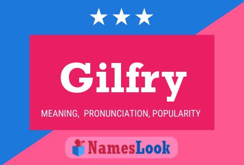 ملصق اسم Gilfry