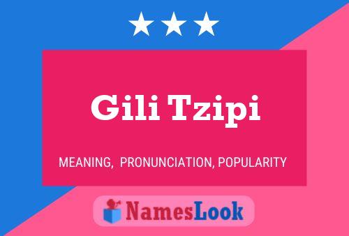 ملصق اسم Gili Tzipi